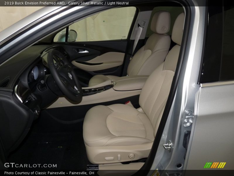 Galaxy Silver Metallic / Light Neutral 2019 Buick Envision Preferred AWD