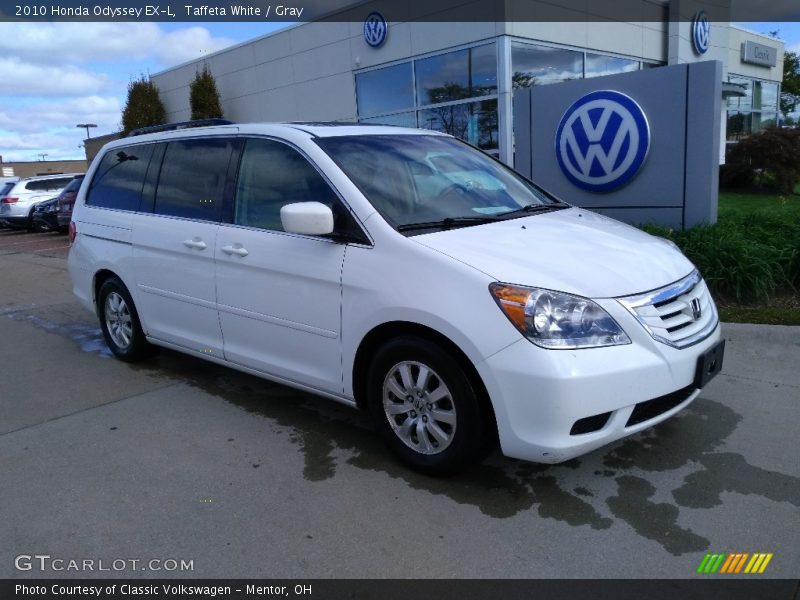 Taffeta White / Gray 2010 Honda Odyssey EX-L