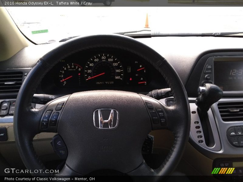 Taffeta White / Gray 2010 Honda Odyssey EX-L
