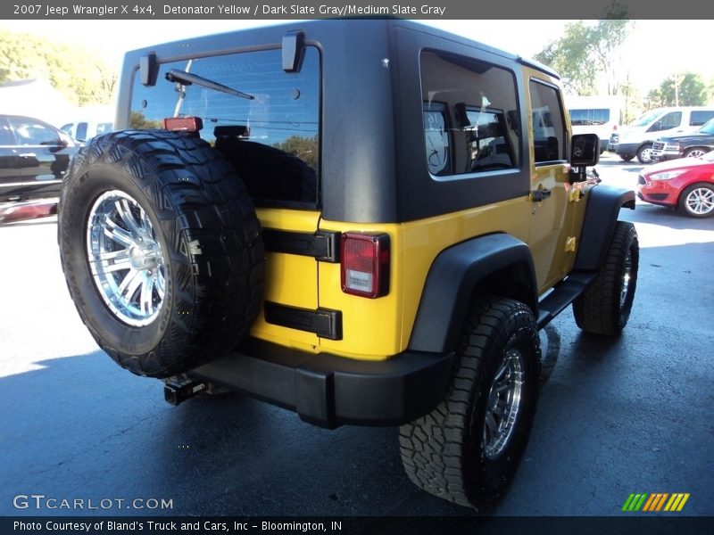Detonator Yellow / Dark Slate Gray/Medium Slate Gray 2007 Jeep Wrangler X 4x4