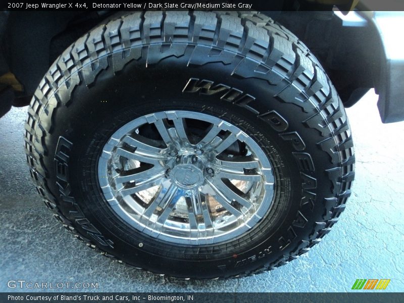 Detonator Yellow / Dark Slate Gray/Medium Slate Gray 2007 Jeep Wrangler X 4x4