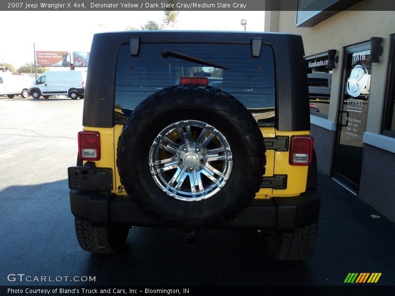 Detonator Yellow / Dark Slate Gray/Medium Slate Gray 2007 Jeep Wrangler X 4x4