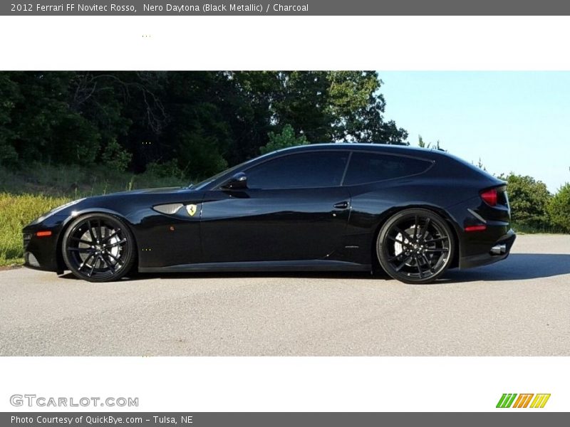 Nero Daytona (Black Metallic) / Charcoal 2012 Ferrari FF Novitec Rosso