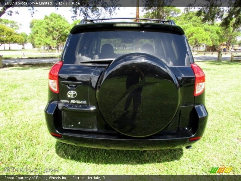 Black / Taupe 2007 Toyota RAV4 Limited