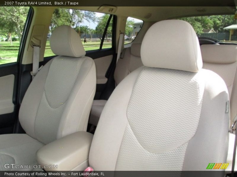 Black / Taupe 2007 Toyota RAV4 Limited