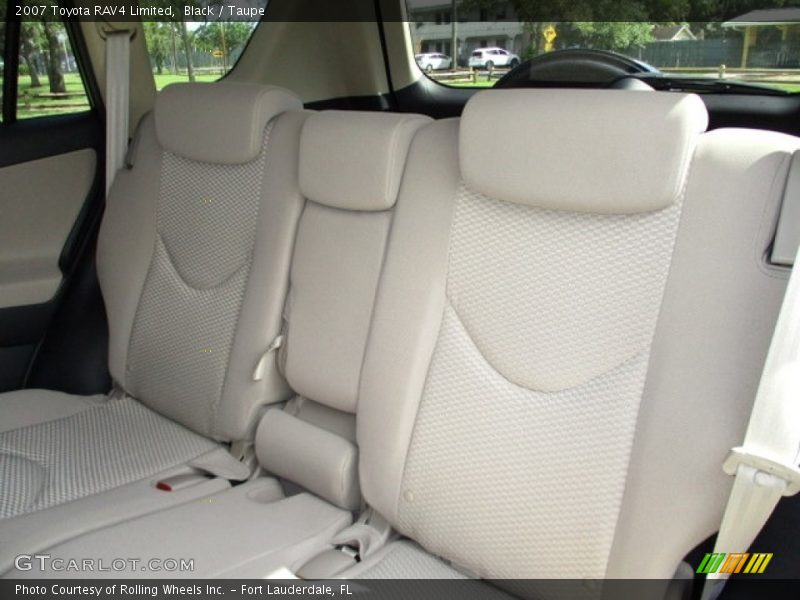 Black / Taupe 2007 Toyota RAV4 Limited