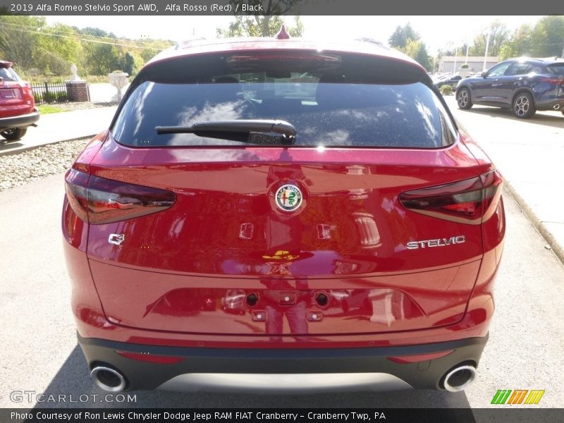 Alfa Rosso (Red) / Black 2019 Alfa Romeo Stelvio Sport AWD