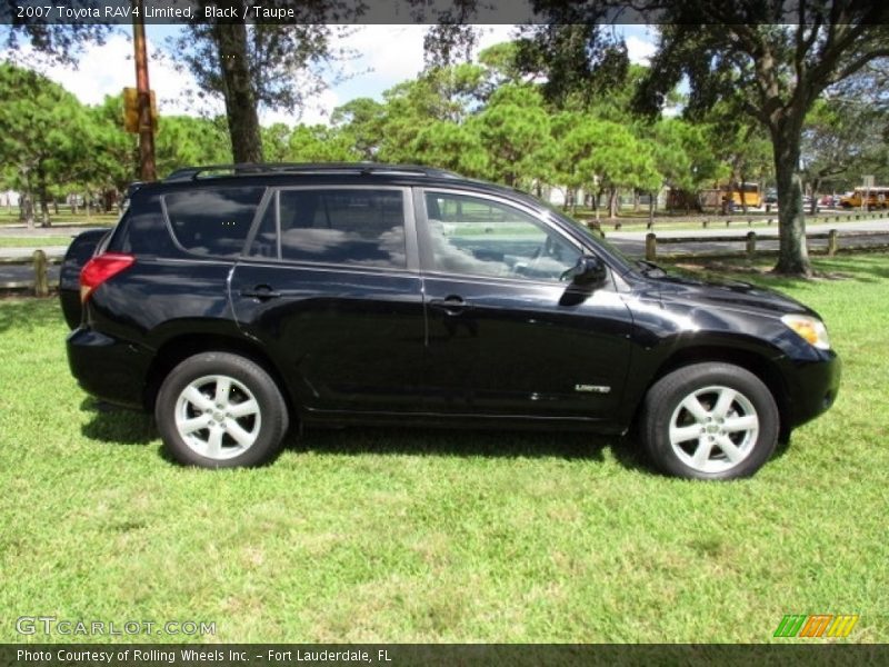 Black / Taupe 2007 Toyota RAV4 Limited