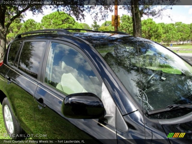 Black / Taupe 2007 Toyota RAV4 Limited