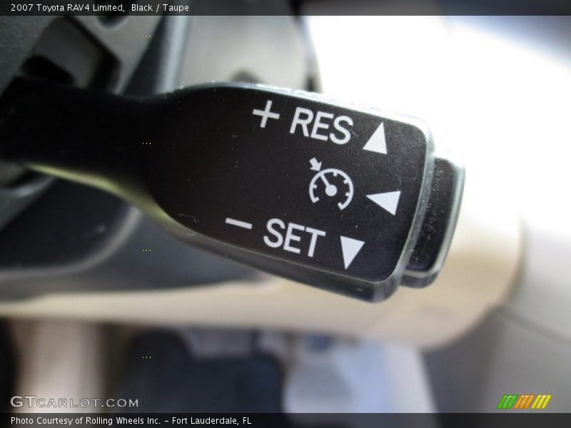 Black / Taupe 2007 Toyota RAV4 Limited