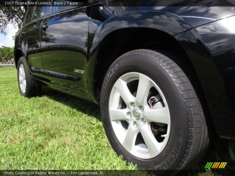 Black / Taupe 2007 Toyota RAV4 Limited