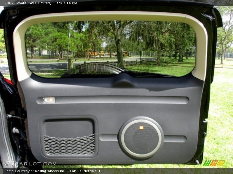 Black / Taupe 2007 Toyota RAV4 Limited
