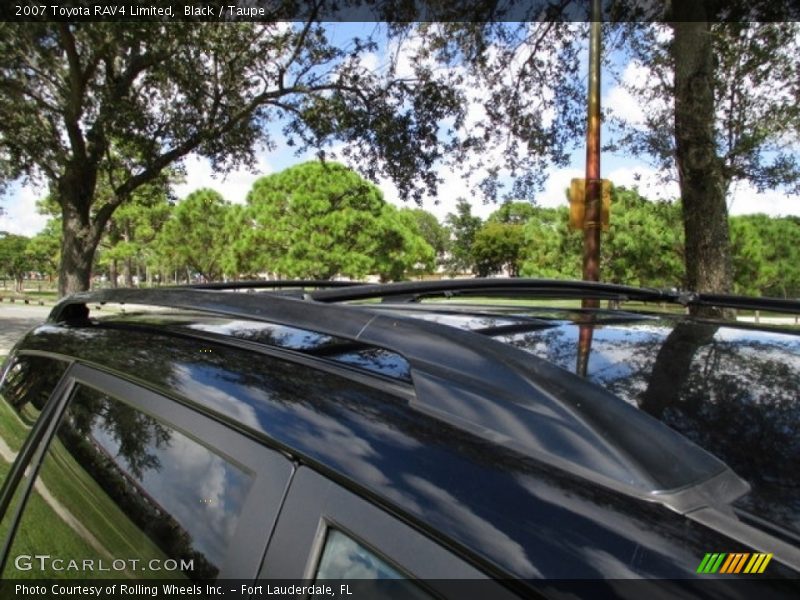 Black / Taupe 2007 Toyota RAV4 Limited