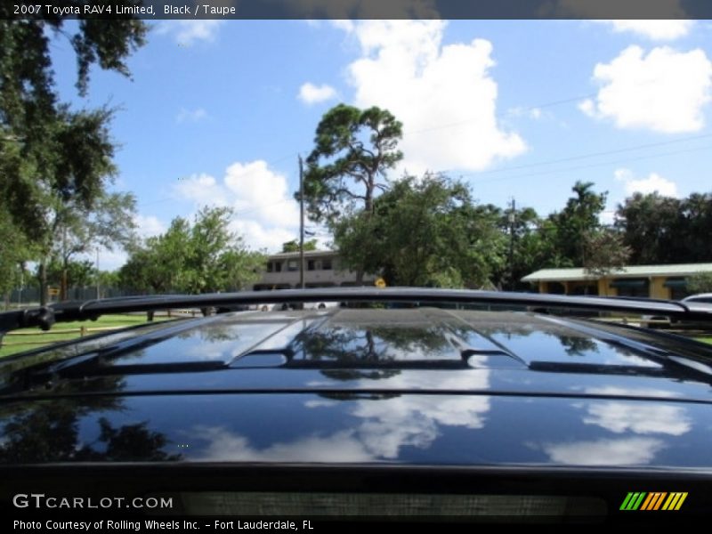 Black / Taupe 2007 Toyota RAV4 Limited