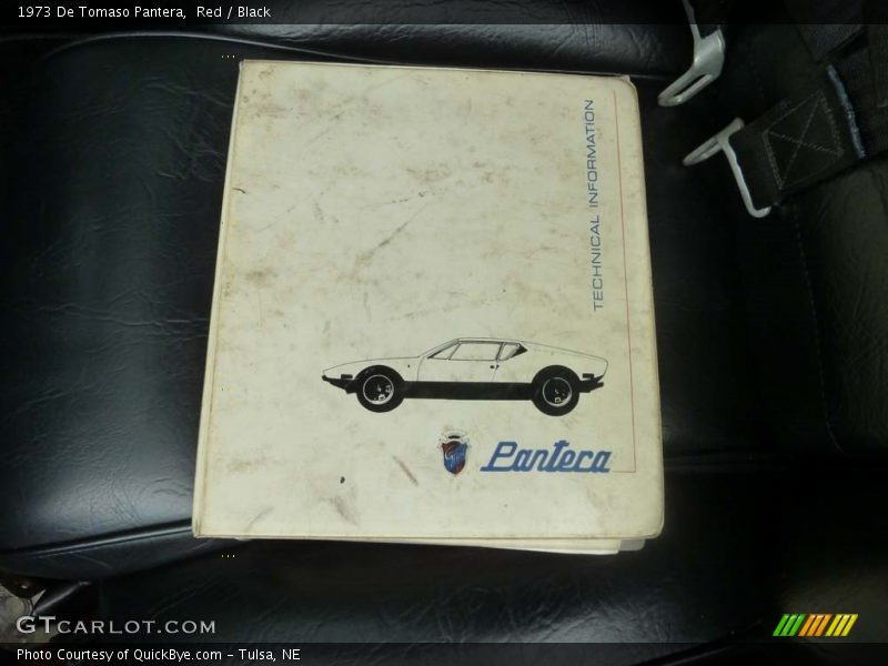 Books/Manuals of 1973 Pantera 