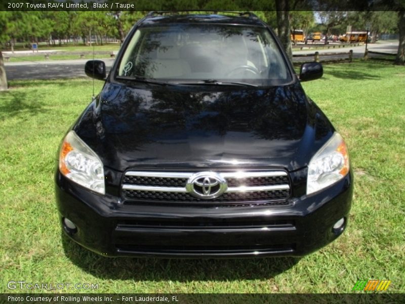 Black / Taupe 2007 Toyota RAV4 Limited