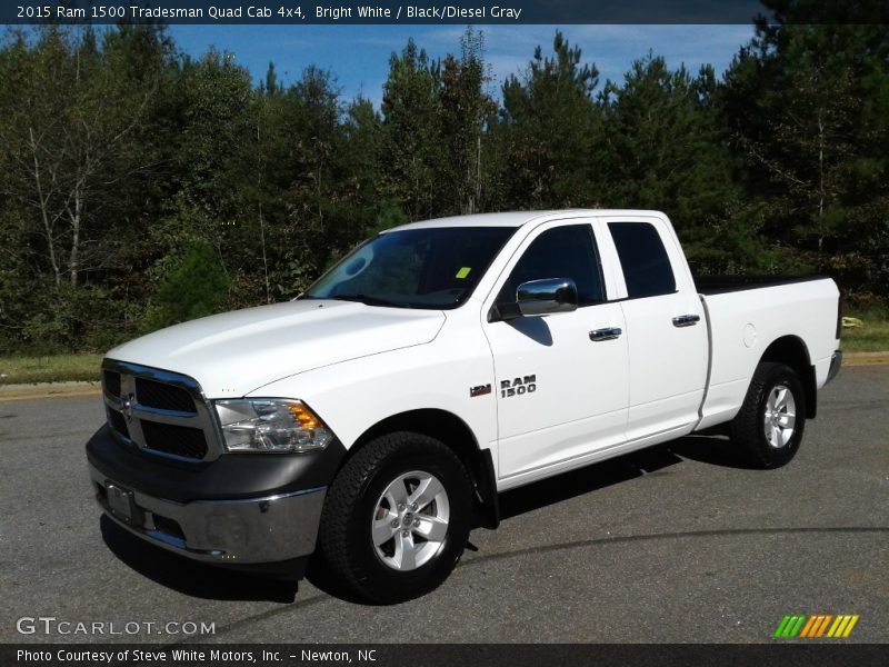 Bright White / Black/Diesel Gray 2015 Ram 1500 Tradesman Quad Cab 4x4