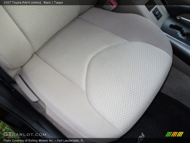 Black / Taupe 2007 Toyota RAV4 Limited