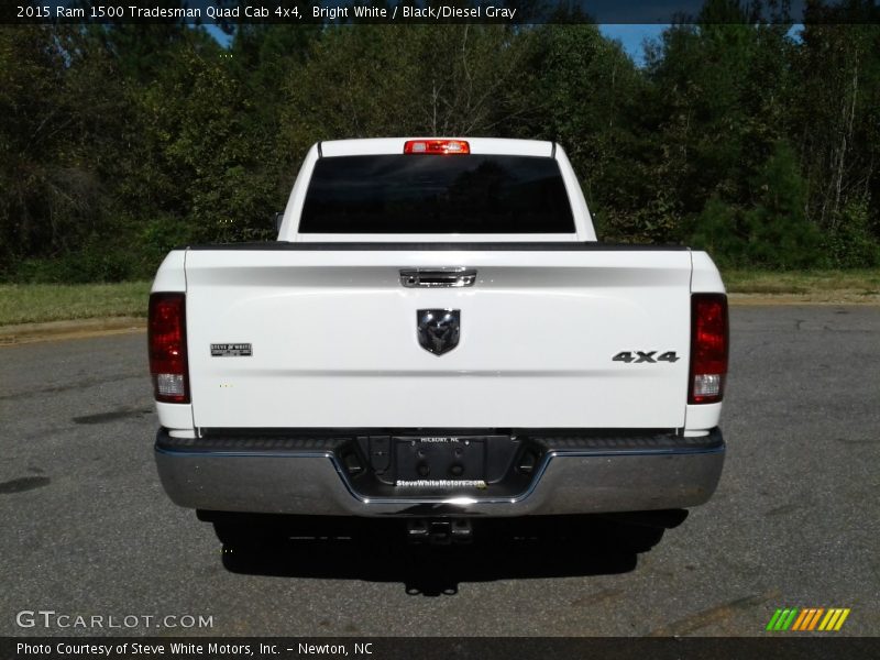 Bright White / Black/Diesel Gray 2015 Ram 1500 Tradesman Quad Cab 4x4