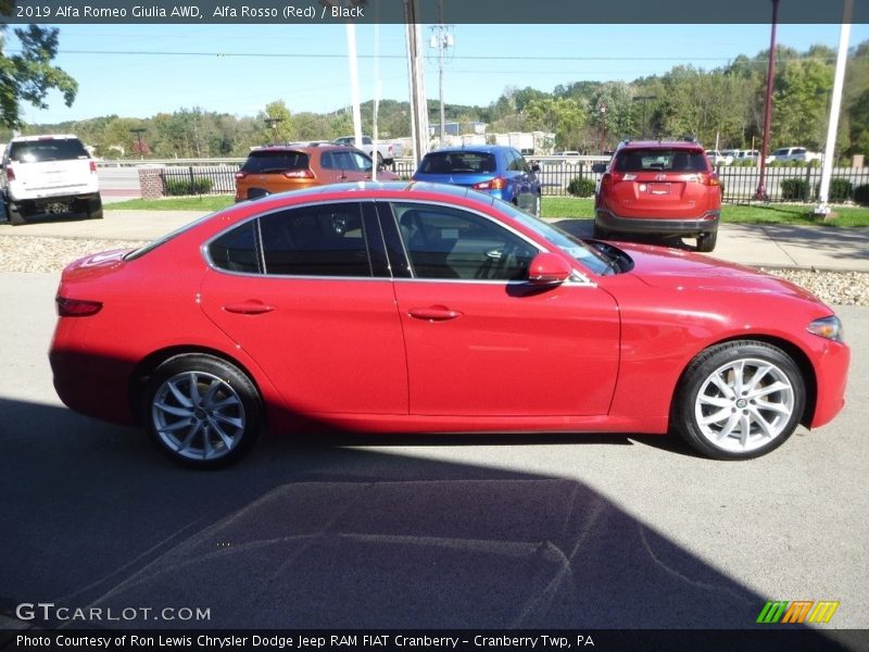 Alfa Rosso (Red) / Black 2019 Alfa Romeo Giulia AWD