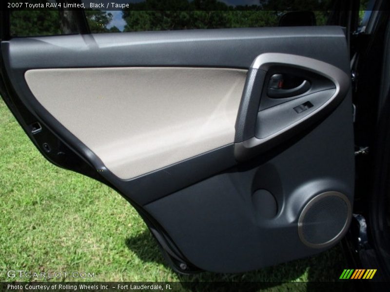 Black / Taupe 2007 Toyota RAV4 Limited