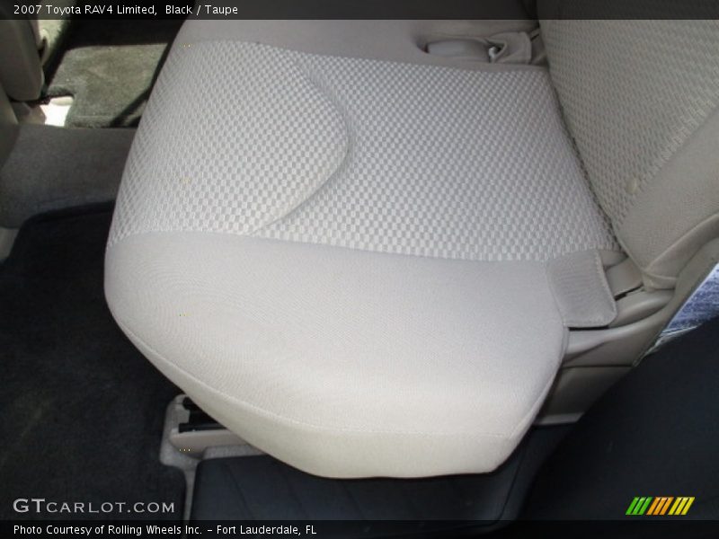 Black / Taupe 2007 Toyota RAV4 Limited