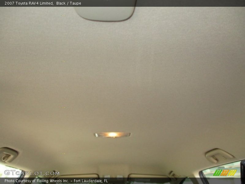 Black / Taupe 2007 Toyota RAV4 Limited