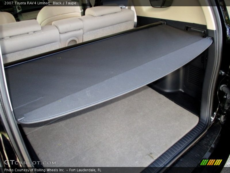 Black / Taupe 2007 Toyota RAV4 Limited