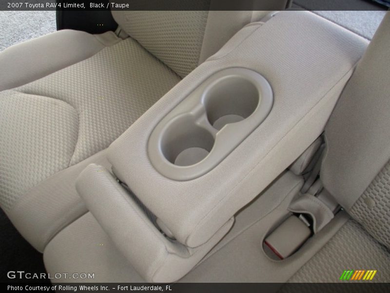 Black / Taupe 2007 Toyota RAV4 Limited