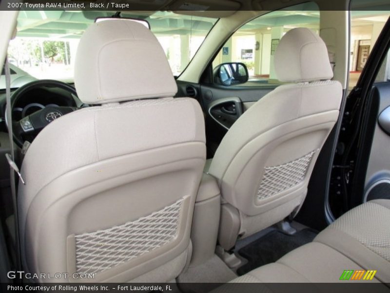 Black / Taupe 2007 Toyota RAV4 Limited
