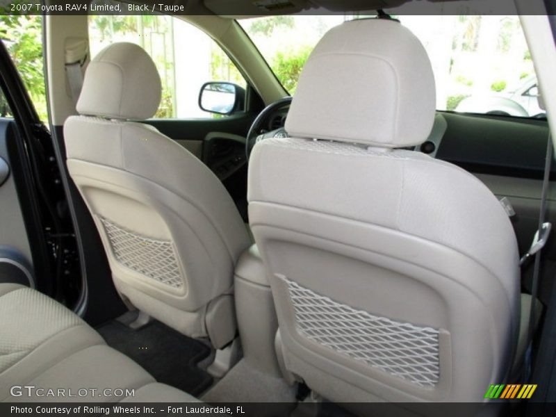 Black / Taupe 2007 Toyota RAV4 Limited