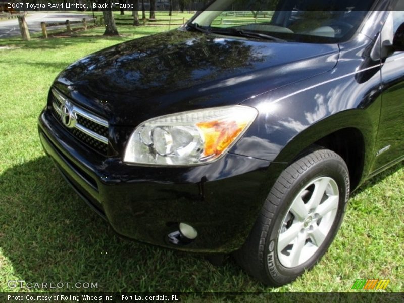 Black / Taupe 2007 Toyota RAV4 Limited