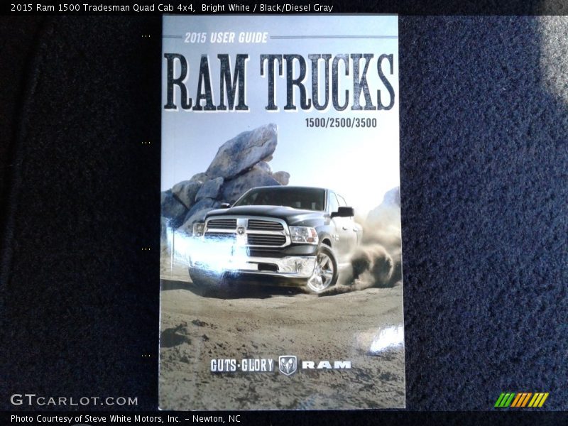 Bright White / Black/Diesel Gray 2015 Ram 1500 Tradesman Quad Cab 4x4