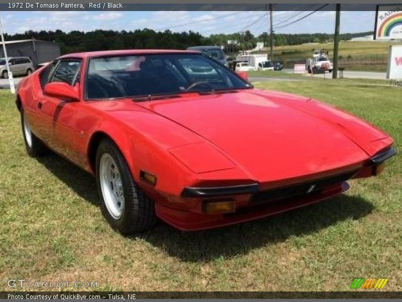 Red / Black 1972 De Tomaso Pantera