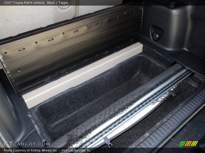 Black / Taupe 2007 Toyota RAV4 Limited