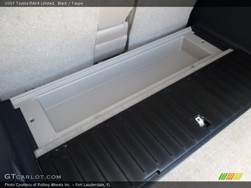 Black / Taupe 2007 Toyota RAV4 Limited