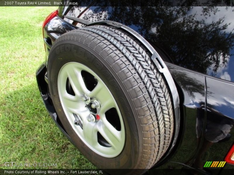 Black / Taupe 2007 Toyota RAV4 Limited