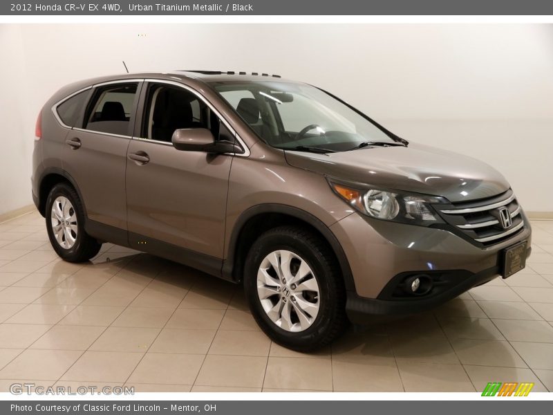 Urban Titanium Metallic / Black 2012 Honda CR-V EX 4WD