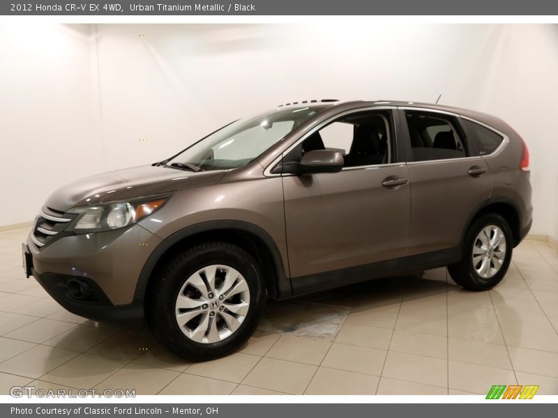 Urban Titanium Metallic / Black 2012 Honda CR-V EX 4WD