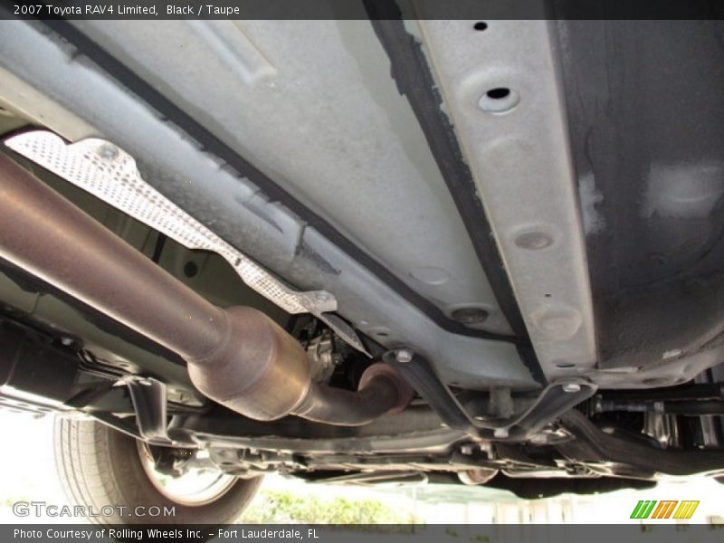 Black / Taupe 2007 Toyota RAV4 Limited