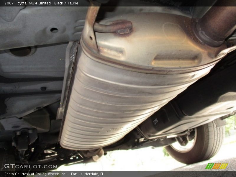 Black / Taupe 2007 Toyota RAV4 Limited