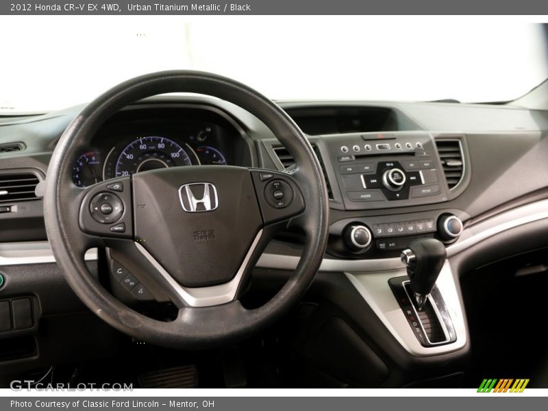 Urban Titanium Metallic / Black 2012 Honda CR-V EX 4WD