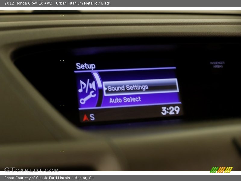 Urban Titanium Metallic / Black 2012 Honda CR-V EX 4WD