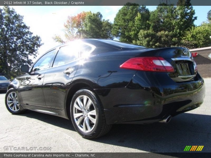 Black Obsidian / Graphite 2012 Infiniti M 37 Sedan