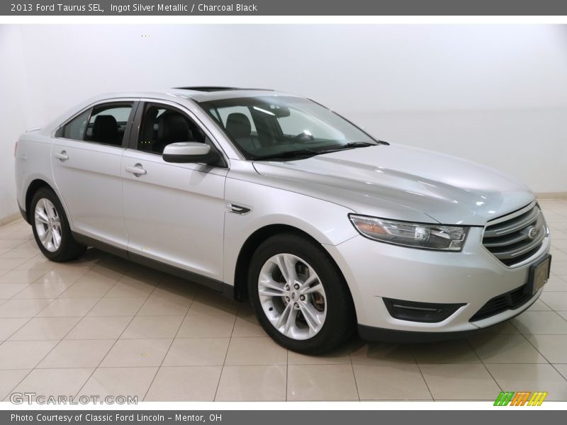 Ingot Silver Metallic / Charcoal Black 2013 Ford Taurus SEL