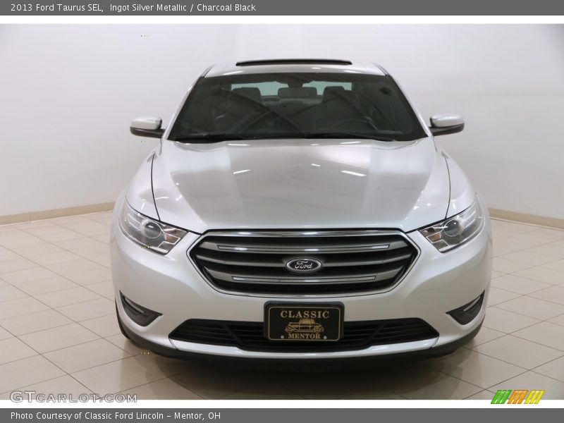 Ingot Silver Metallic / Charcoal Black 2013 Ford Taurus SEL