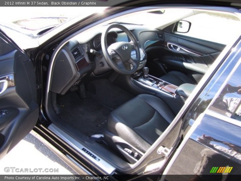 Black Obsidian / Graphite 2012 Infiniti M 37 Sedan