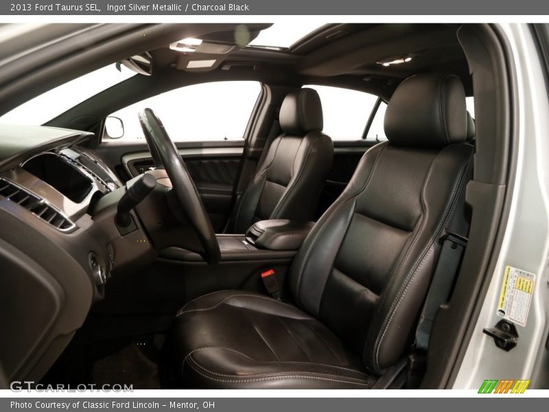 Ingot Silver Metallic / Charcoal Black 2013 Ford Taurus SEL