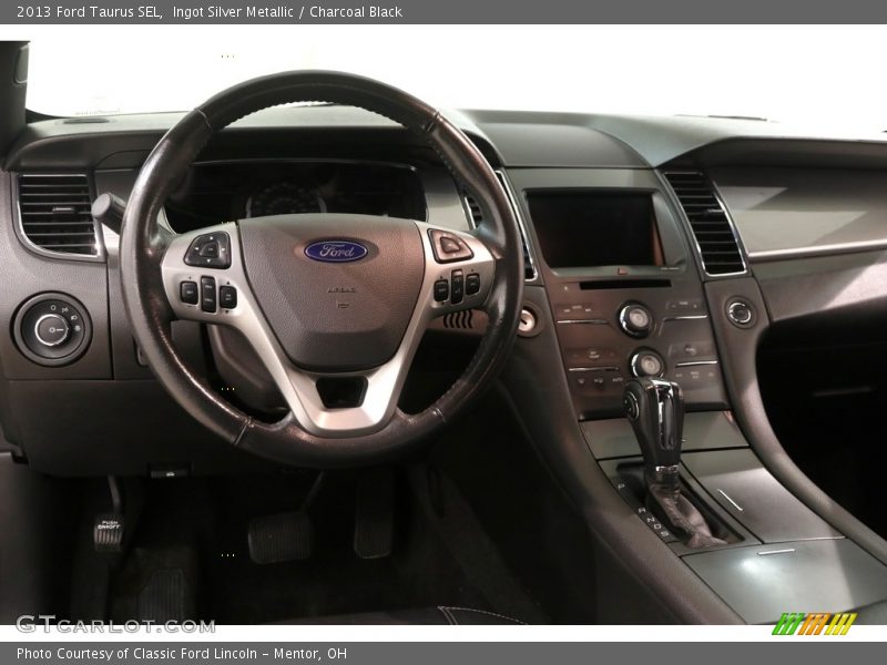 Ingot Silver Metallic / Charcoal Black 2013 Ford Taurus SEL