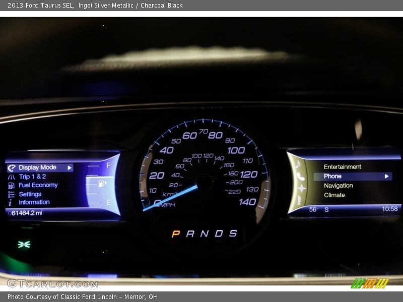 Ingot Silver Metallic / Charcoal Black 2013 Ford Taurus SEL